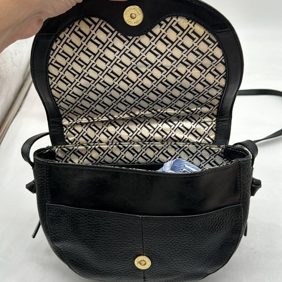 Tignanello Black Pebble Leather Crossbody Bag BP4771B - Picture 3 of 12